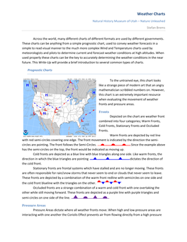 Weather Charts Natural History Museum of Utah – Nature Unleashed Stefan Brems