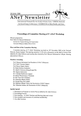 Anet Newsletter 8