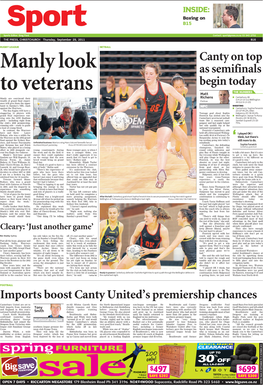 Imports Boost Canty United's Premiership Chances Canty on Top