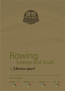 Sweeps and Sculls