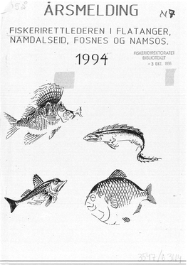 Flatanger, Namdalseid, Fosnes Og Namsos 1994.Pdf (3.142Mb)