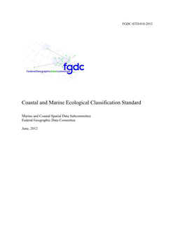Coastal and Marine Ecological Classification Standard (2012)