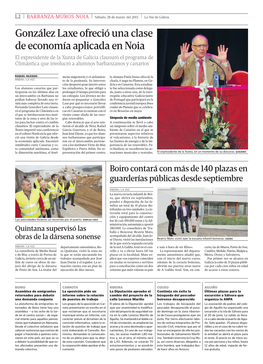 2015/03/28. Publicación: La Voz De Galicia. Edición