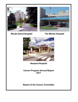 2017 Annual Report Rhode Island Hospital : the Miriam