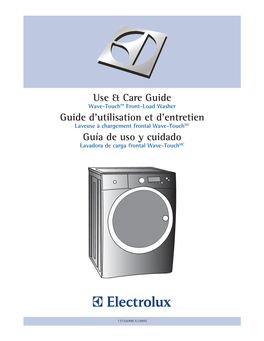 Electrolux Ewfls70jss Use and Care Manual