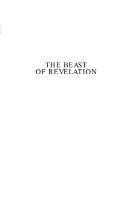 BEAST of REVELATION Other Books by Kenneth L