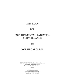 Environmental Radiation Sample Plan