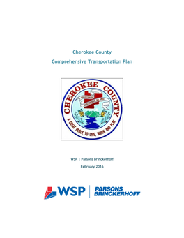 2014 Cherokee County Comprehensive Transportation Plan