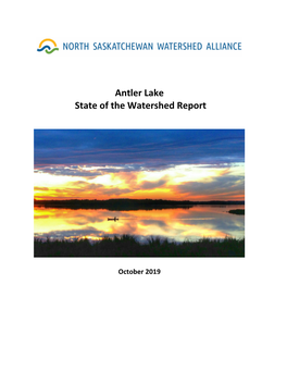 Antler Lake State of the Watershed Report