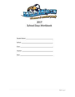2017 School Days Workbook
