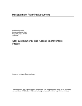 Clean Energy and Access Improvement Project