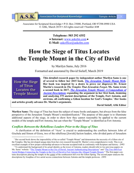 Israel and Judah: 18. Temple Interior and Dedication
