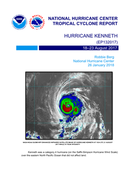 HURRICANE KENNETH (EP132017) 18–23 August 2017