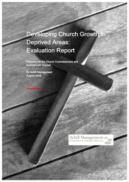 Developing Church Growth in Deprived Areas: Evaluation Report