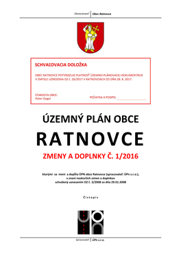 Ratnovce Zad 1 2016 Text Čistopis