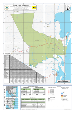 REPÚBLICA DE NICARAGUA a W MINISTERIO DE TRANSPORTE E INFRAESTRUCTURA DIVISIÓN GENERAL DE PLANIFICACIÓN G N