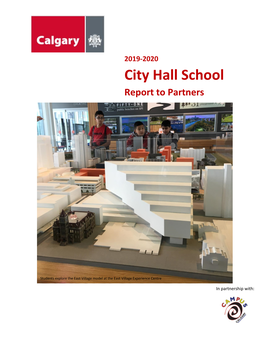 2019-2020 City Hall School Report to Partners