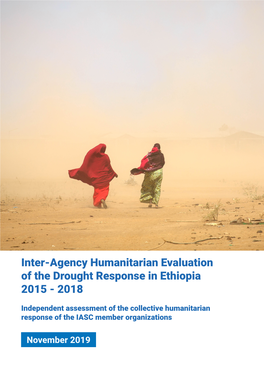 Inter-Agency Humanitarian Evaluation of the Drought Response in Ethiopia 2015 - 2018
