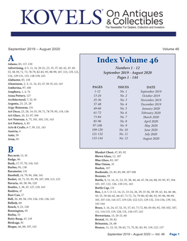 Index Volume 46