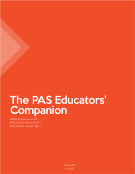 The PAS Educators' Companion