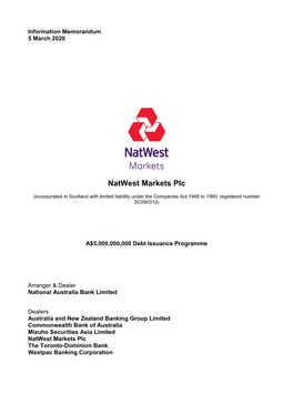 Natwest Markets Plc