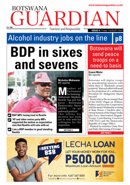 Botswana Guardian August 7, 2020 1