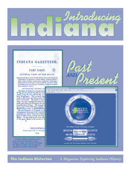 Introducing Indiana-Past and Present