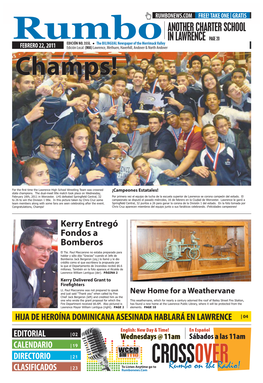 ANOTHER CHARTER SCHOOL in LAWRENCE PAGE 20 Rumbo On