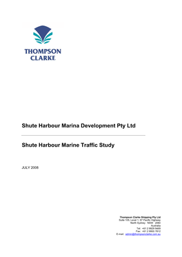 Shute Harbour Marina Development Pty Ltd Shute Harbour Marine
