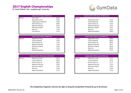 2333 2016 Yorkshire L6 L5 Individual 2017 English Championships