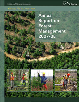 Annual Report on Forest Management 2007/08