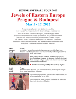 Jewels of Eastern Europe Prague & Budapest