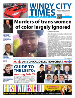 Murders of Trans Women of Color Largely Ignored