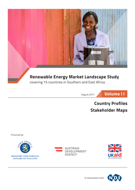 Renewable Energy Market Landscape Study Volume I I Country Profiles