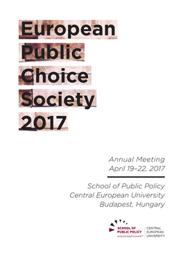 European Public Choice Society 2017