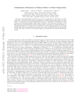 Arxiv:2012.15102V2 [Hep-Ph] 13 May 2021 T > Tc