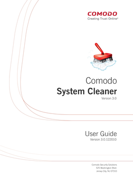 Comodo System Cleaner Version 3.0
