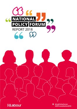 National Policy Forum (NPF) Report 2018