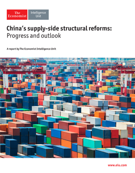 China's Supply-Side Structural Reforms: Progress and Outlook