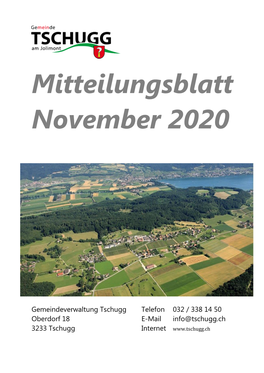 Mitteilungsblatt November 2020