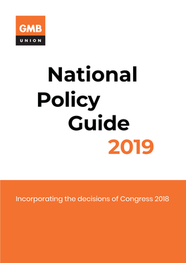 National Policy Guide 2019