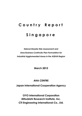 Country Report Singapore