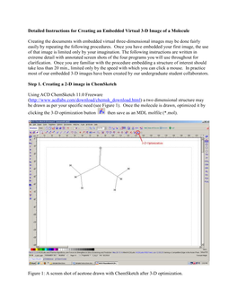 Instructions on Making Pdf Files Containing 3D