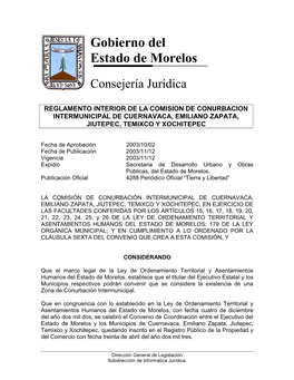 Gobierno Del Estado De Morelos
