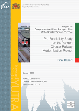 Pre-Feasibility Study on Yangon Circular Railway Modernization Project