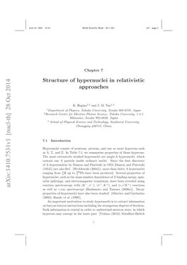 Structure of Hypernuclei in Relativistic Approaches 3