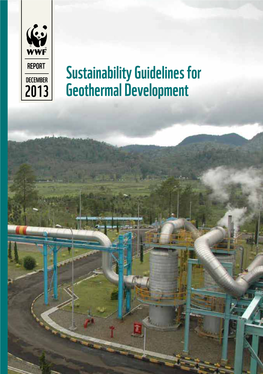 Sustainability Guidelines for Geothermal Development