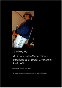Music and Inter-Generational Experiences of Social Change in South Africa