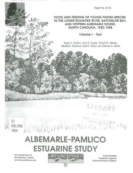 Albemarle-Pamlico Estuarine Study