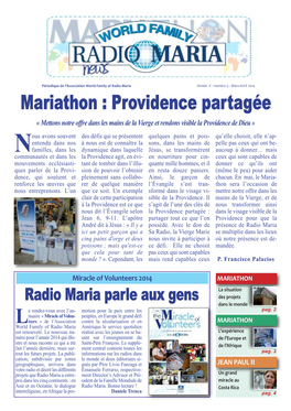 Mariathon : Providence Partagée